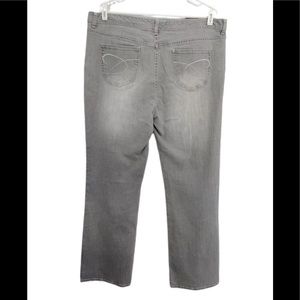Chicos size 3 platinum grey wash jeans size 16